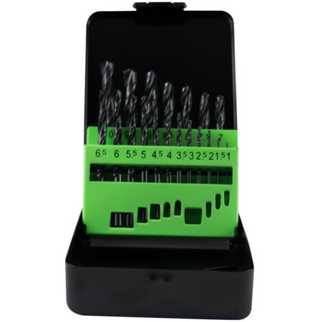 ESTUCHE DE BROCAS HELICOIDALES 1-10MM HSS 4241 NEGRO JBM 53853 (1/4)