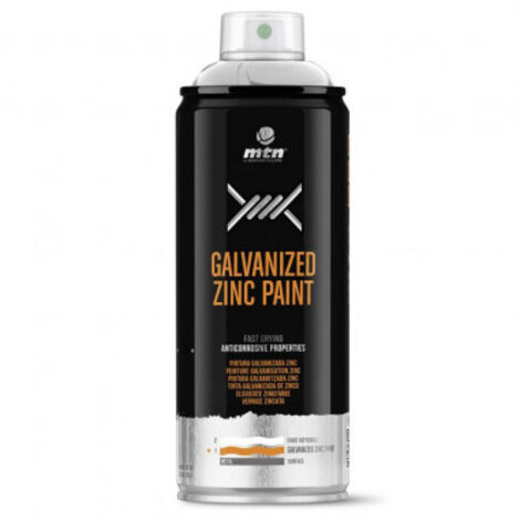 Pintura en Spray MTN GALVANIZADO EN FRIO ZINC MATE 400ML