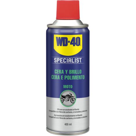 Cera y brillo spray 400ml specialist motorbike wd-40