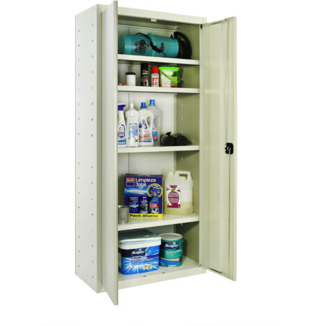 Armario Taquilla SIMON LOCKER PROF.Monobloque Multiusos 180x100x40 2/4 Gris (1/3)