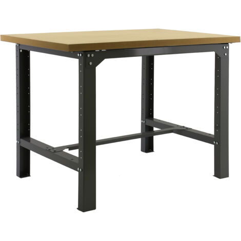 Banco de trabajo SIMONWORK (86,5x150x75cm) ANTRACITA Y MDF