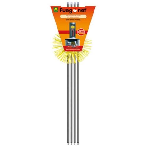 Kit para Limpieza de Chimeneas FUEGONET. Kit Deshollinador: Erizo