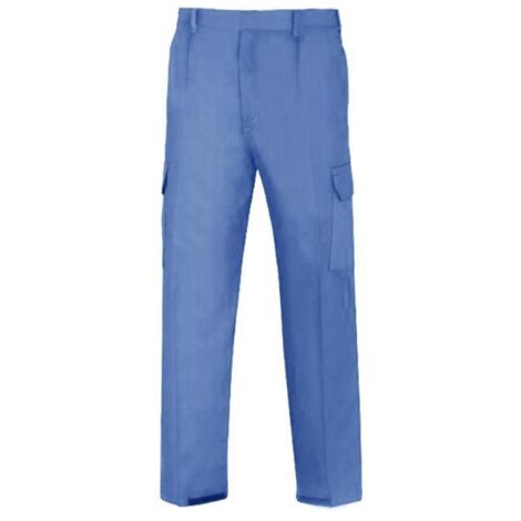 VESIN pantalon tergal azul talla 38 , Pantalón para trabajo e industria Talla 38 Cierre con cremalleraGoma en la parte trasera de la cintura 2 bolsillos delanteros,