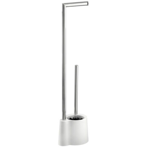 PORTAROLLOS WC Y ESCOBILLERO AVOLA BLANCO - 22989100