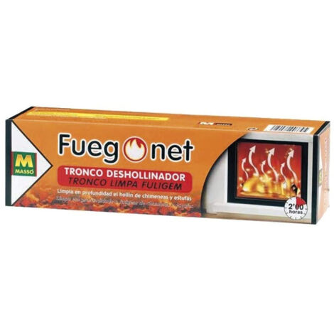 Tronco deshollinador FUEGONET para Chimeneas, Barbacoas y