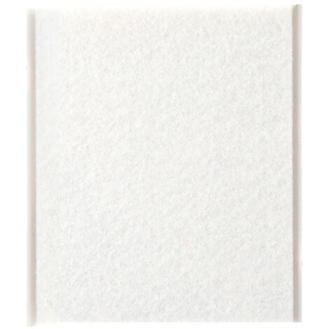 Placa Fieltro Lana Acrílica 100x85x3mm Blanco Adhesivo Inofix
