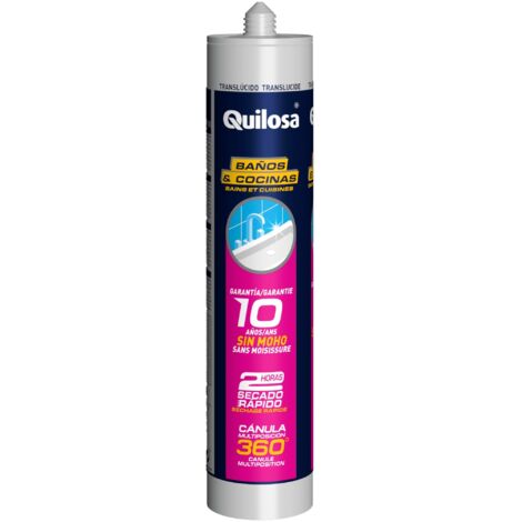 Silicona Acida QUILOSA BAÑOS Y COCINA blanco 280 ml
