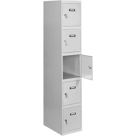 Taquillas metálicas SIMONLOCKER (180x30x50cm) GRIS TAQUILLA