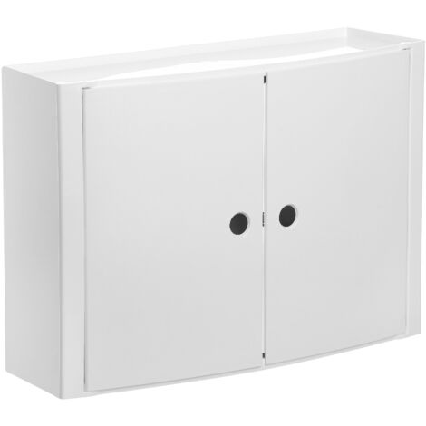 ARMARIO DE BAÑO HORIZONTAL BLANCO