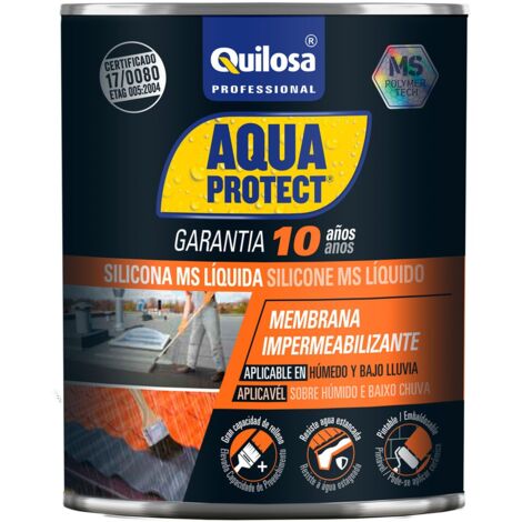 Quilosa-Silicona MS liquida 1Kg Blanco