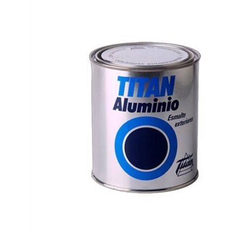 Esmalte aluminio exteriores 250ml titan