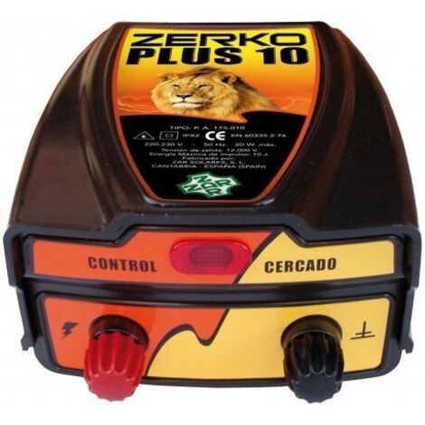 Pastor Zerko-Plus 10 Julios, red eléctrica 220v - Para animales de gran tamaño
