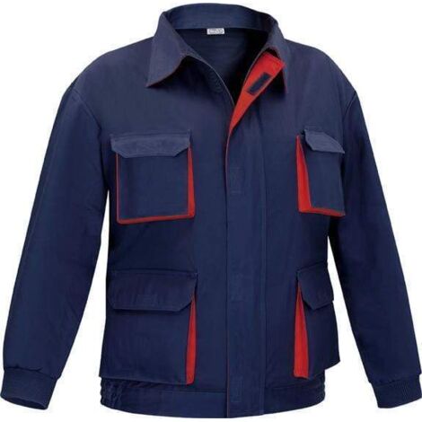 Cazadora Cargo Multibolsillos Vesin Azul marino - rojo5656 Azul marino - rojo