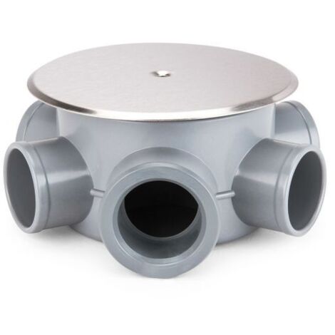 BOTE SIFONICO PVC 5 ENTRADAS 32 1 SALIDA 40 2 TAPON+CAQUILLO