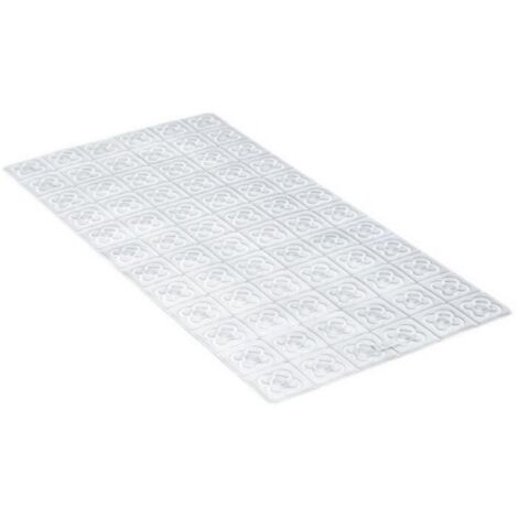 ALFOMBRA BAÑO ANTIDESLIZANTE CON VENTOSAS BCN 36 X 70 TRANSLUCIDO - 5511701