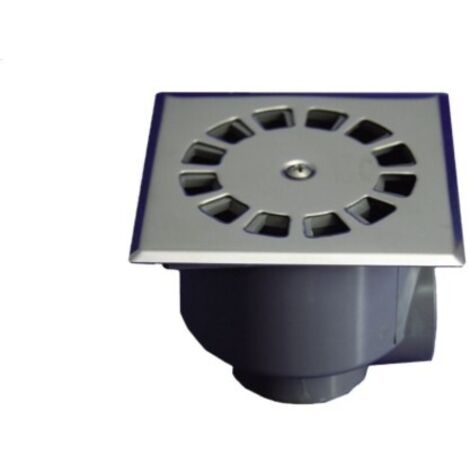 Sumidero Evacuacion Sifon 10X10Cmø50-40 Ve/Ho Inox T871 Hidrot