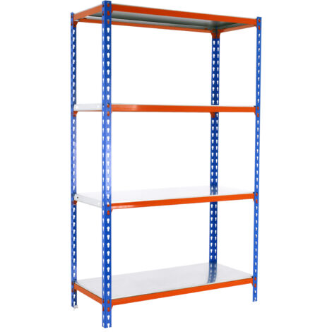 Estantería SIMONRACK Simonclick mini 4/300 1500 azul/naranja/galva