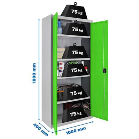 Armario Simonlocker Profesional dism.Multiusos 180x100x40 2/4 gr/ve (1/2)