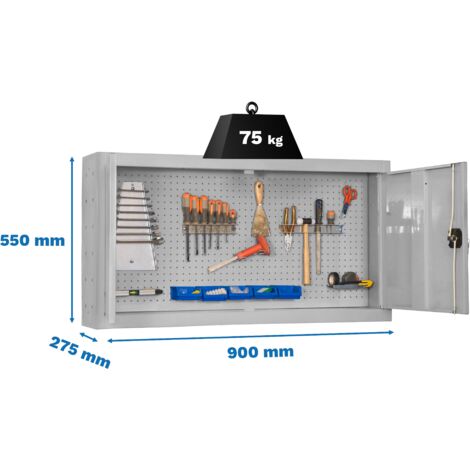 Armario Herramientas CABINET Tools Desmontado 550x900mm blanco