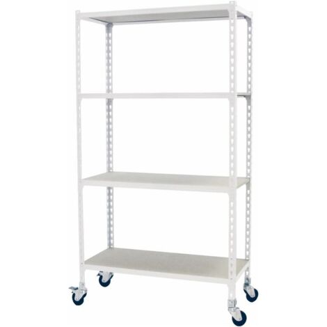 Estantería SIMONRACK Maderclick mobile superplus 4/500 1500 bco/mad (1/4)