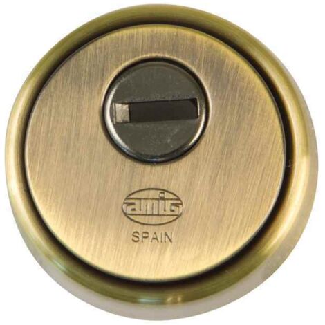 Escudo Seguridad Laton Cuero 65 Mm Mod 31 - AMIG - 7345..