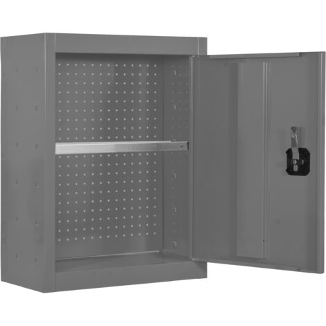 Armario Herramientas CABINET Tools con Estante Monobloque 650x500mm gris