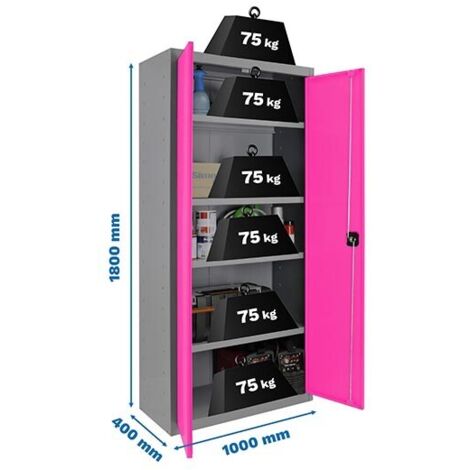 Armario Simonlocker Profesional dism.Multiusos 180x100x40 2/4 gr/rs (1/2)