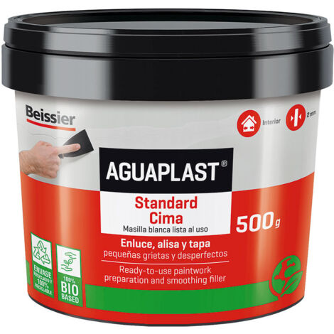 Masilla Blanca 500g Interior Exterior Reparación Alisado Paredes Techos Beissier