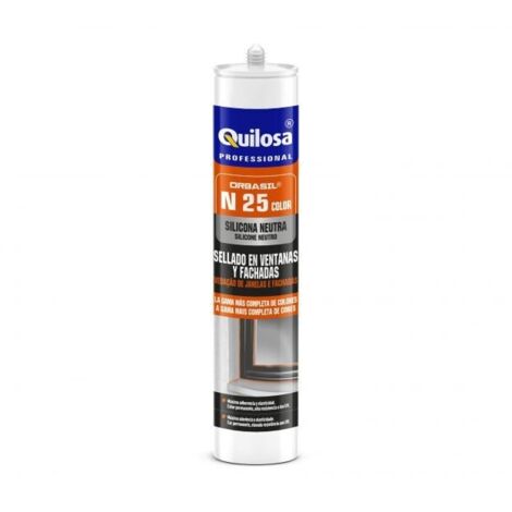 QUILOSA SILICONA NEUTRA N25 ROJO 3005 (TUBO 300 ML.
