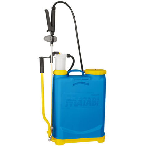 Pulverizador Agricola 16Lt Presion Retenida Matabi Lanza Laton