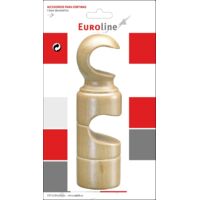 Soporte Doble Barra Cortina EPID 29 mm Madera natural