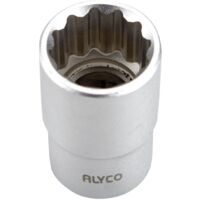 Llave de Vaso ALYCO Cuadrada 1/2 12 Caras 29 mm