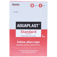 Plaste En Polvo 1kg Blanco Uso Interior Exterior Reparación Paredes Techos Beissier