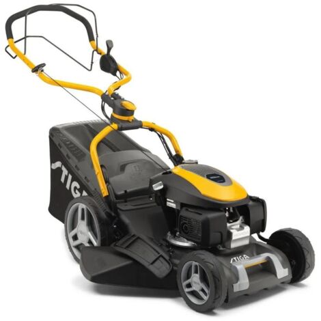 STIGA Combi 748 V Selbstfahrender Rasenmäher - GCVx145 Benzinmotor, 60L Auffangbehälter, 4 in 1 Mähsystem