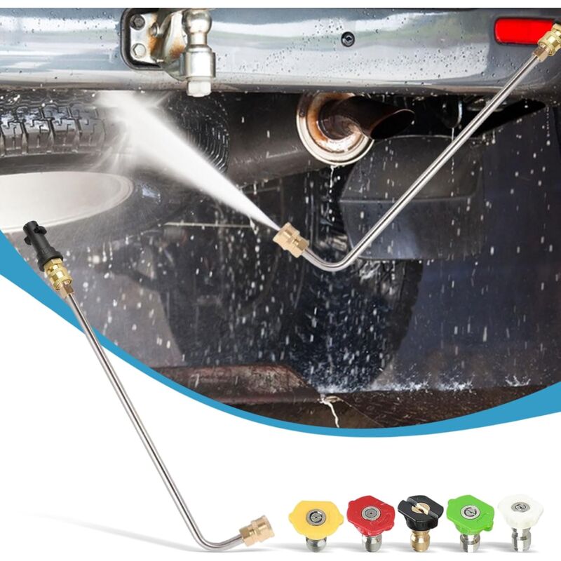 Rallonge De Lance Pour Nettoyeur Haute Pression Karcher - Compatible K2, K3, K4, K5, PS20 - 45 Cm - 11