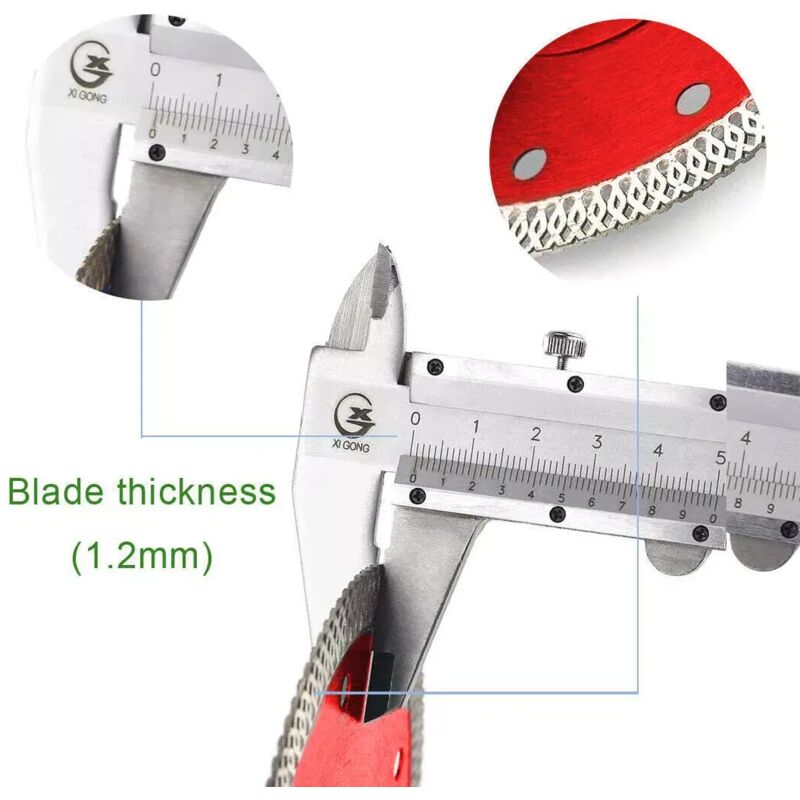 Duokon Roue De Coupe Disque à Tronçonner Diamant Lame De Scie