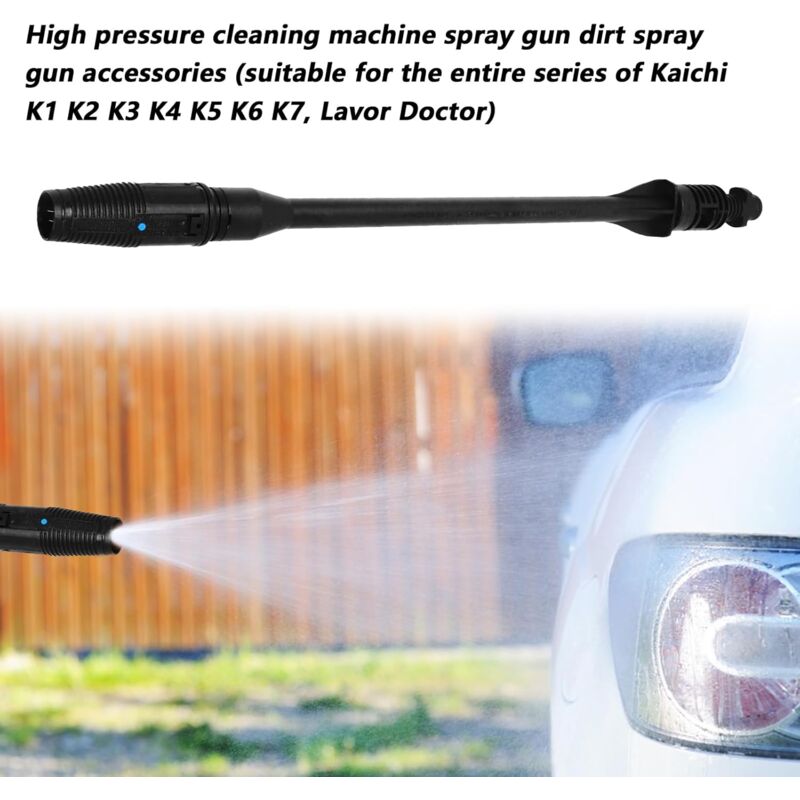 Lance Turbo Rotative Pour Nettoyeur Haute Pression Karcher K2-K7 - Extension 180 Bars - Cuivre Et Alliage