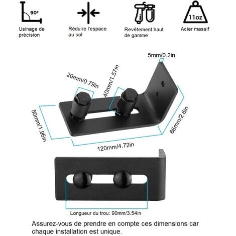 Guide Sol Porte Coulissante Guide De Plancher Porte Rail De Sol Pour Porte De Grange Guide