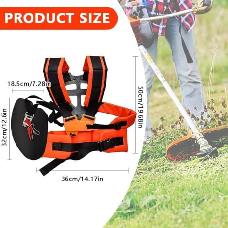 Harnais Effort Réglable Confortable,Harnais à Epaule Pratique Confort Pour Débroussailleuse Tondeuse à Gazon Universal Machine De Jardin Accessoire