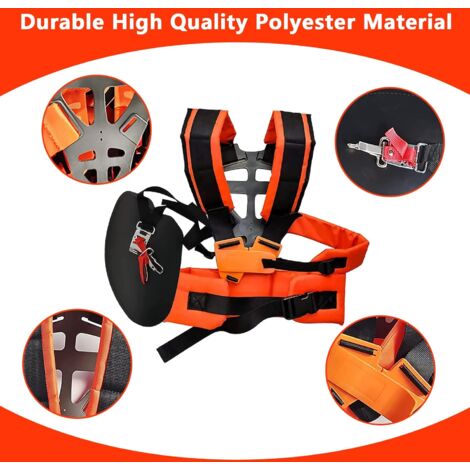 Harnais Effort Réglable Confortable,Harnais à Epaule Pratique Confort Pour Débroussailleuse Tondeuse à Gazon Universal Machine De Jardin Accessoire