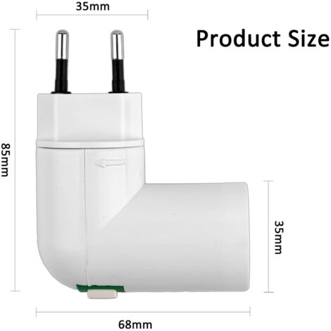 Douille E27 avec Interrupteur sans Fil pour Lampe Murale, AC 230V, Support Ampoule LED, Adaptateur E27 pour Lampe de Lit Chambre, Spot E27 Lampe, lot de 2 (sans ampoule)