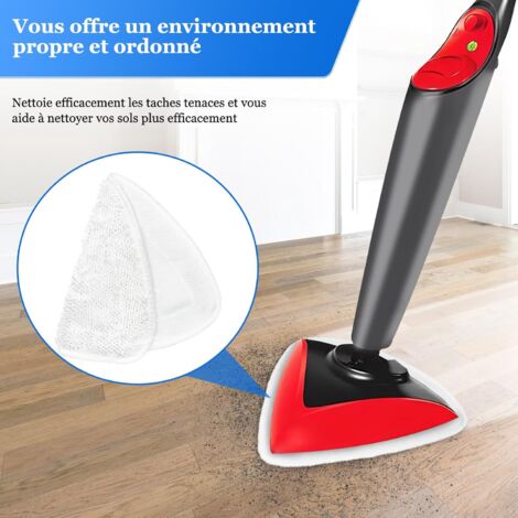 6 recharges microfibre - Compatible Vileda Steam/Steam Plus - Lavables