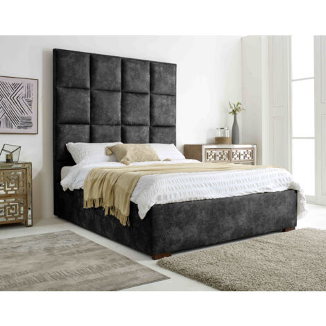 Madelyn Granite Oakland Fabric King Bed Frame (1/5)