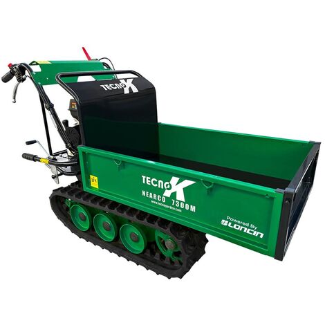 MOTOCARRIOLA CINGOLATA TECNOK NEARCO 7300M PORTATA 300KG MOTORE LONCIN
