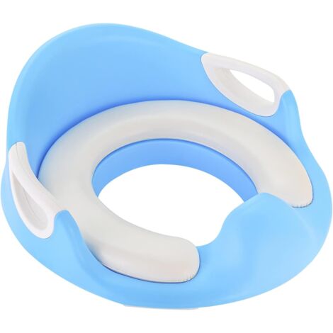 TLGREEN Toilettensitz Kinder, WC Sitz Toilettenaufsatz, Kindertoilettensitzaufsatz mit Sanft Kissen und Spritzschutz, Töpfchentrainer für Jungen und Mädchen, Toilettentrainer für Kinder 1-8 Jahre, Bla