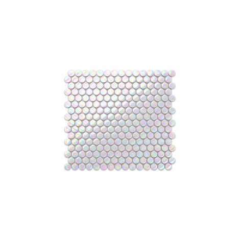 Mosaico in ceramica su rete per bagno o cucina 31.7cm x 29.3cm - Rainbow Bubbles