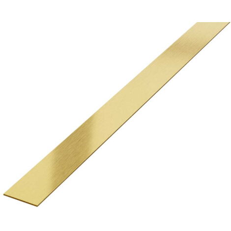 Striscia in acciaio inossidabile decorativa per pareti 2cm x 270cm - oro satinato (1/5)