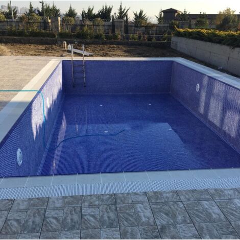 Mosaico in vetro pressato per piscine, bagni e saune 32.5 cm x 51.5 cm - Sea breeze