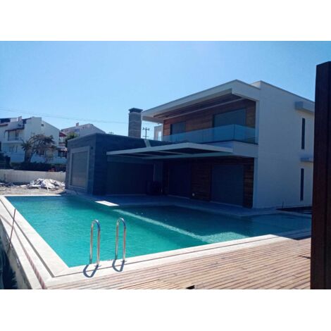 Mosaico in vetro pressato per piscine, bagni e saune 32.5 cm x 51.5 cm - Emerald blue