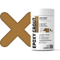 Stucco Epossidico Bicomponente per riempimento fughe - Marrone Chiaro - 1Kg